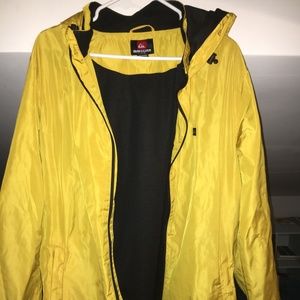 Quiksilver Yellow Heavyweight Coat - Large